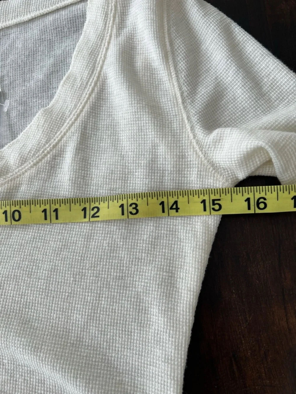Free People Intimately Thermal Henley Bodysuit XS Ivory Thumb Hole NWT